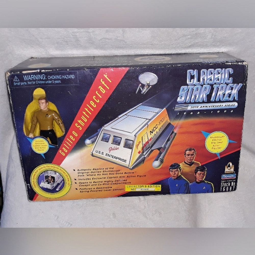 Classic Star Trek 30th Anniversary Series Galileo Shuttlecraft Collector's ED